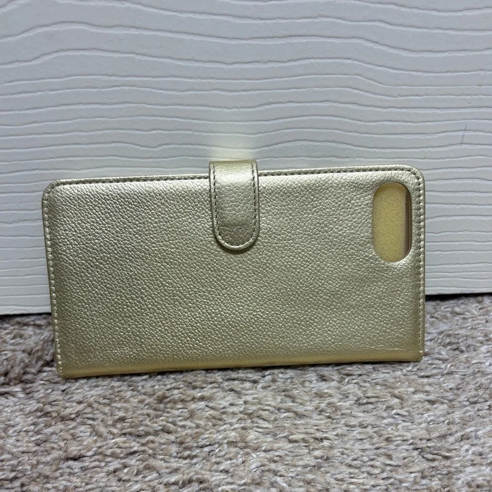 NEW Anteprima cell phone case gold card holder magnetic closure quiet luxury